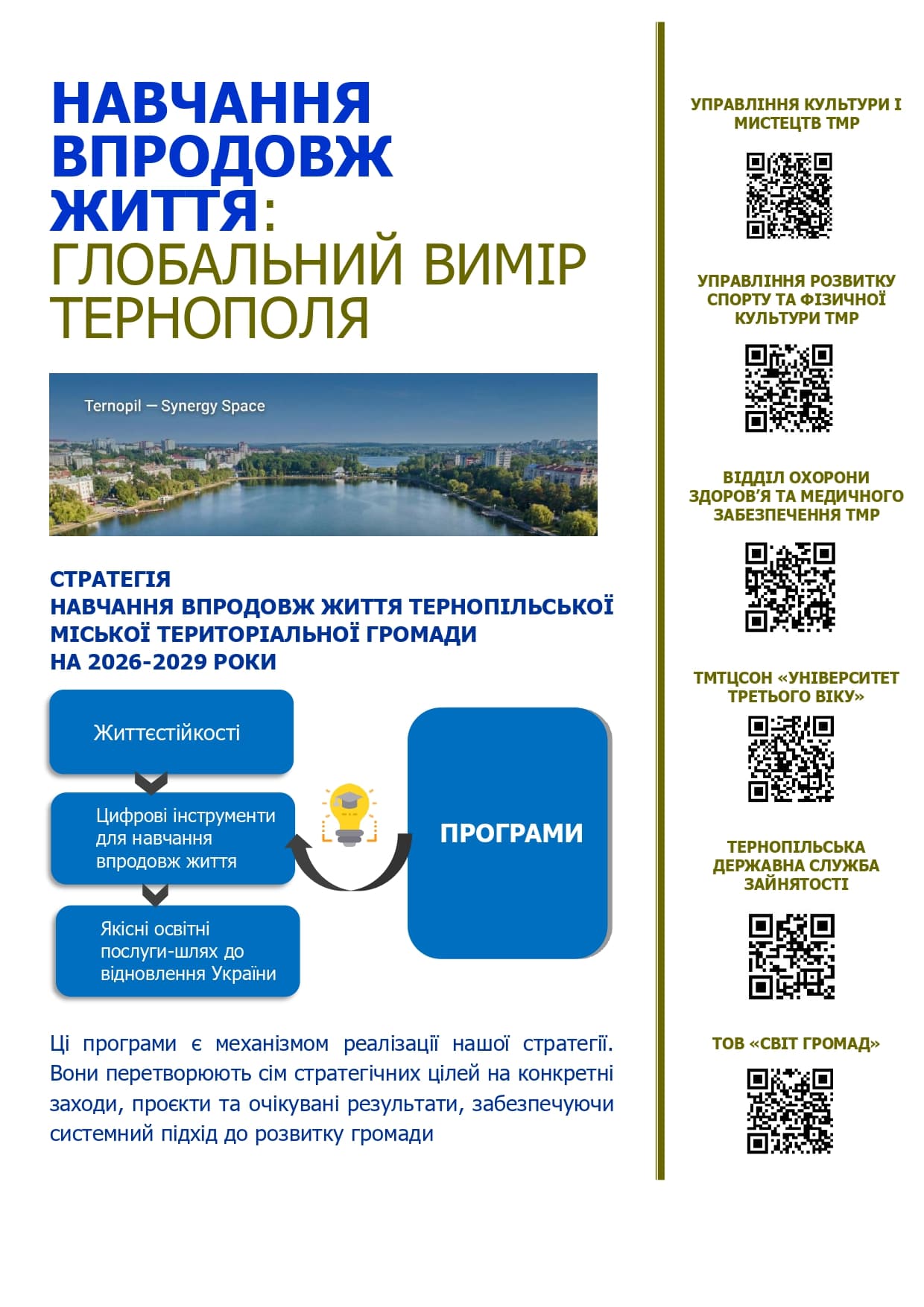 Флаєр про навчання впродовж життя, сторінка 1